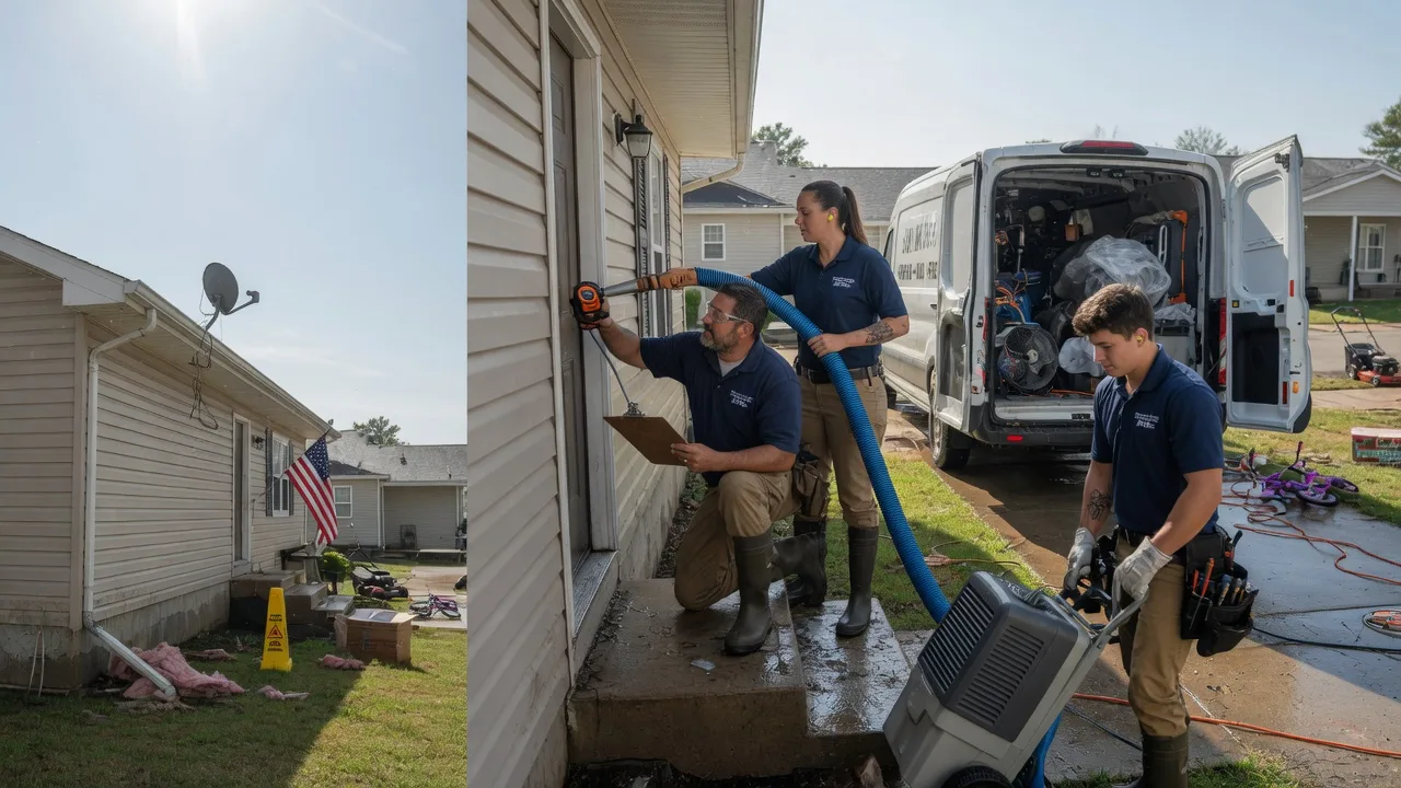 Ceiling Water Damage Restoration in Gilman, WI near me